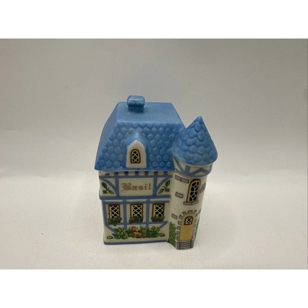 Lenox CANTERBURY CROSSING Spice Village Jar BASIL No Chips
